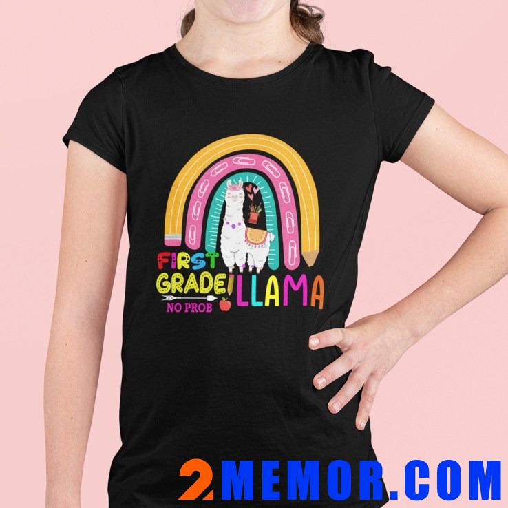 Back To School First Grade No Prob Llama Shirt Back-To-School-First-Grade-No-Prob-Llama-Shirt